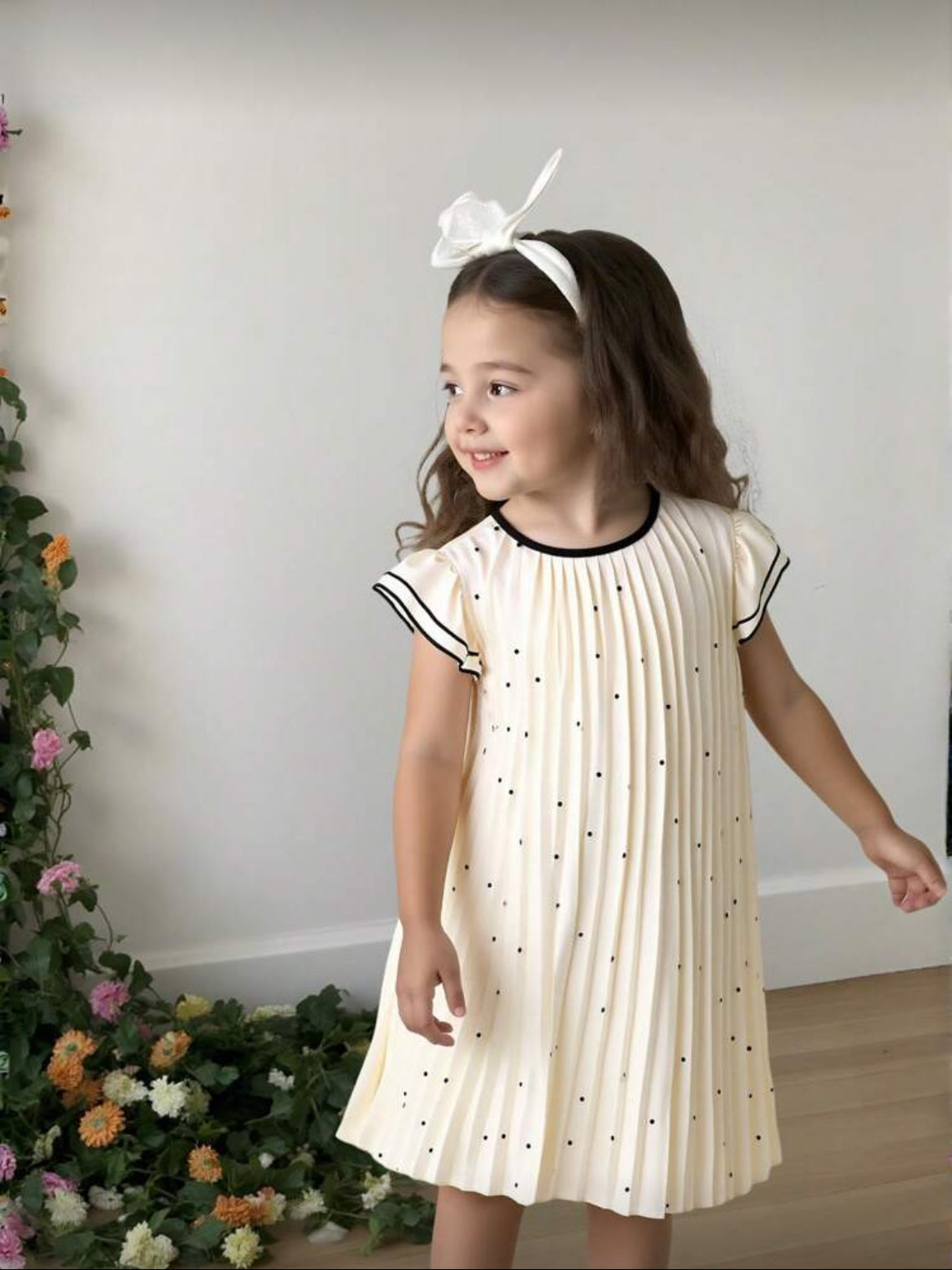 Vestido mangas campana