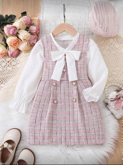 Conjunto de 2 piezas con mangas largas