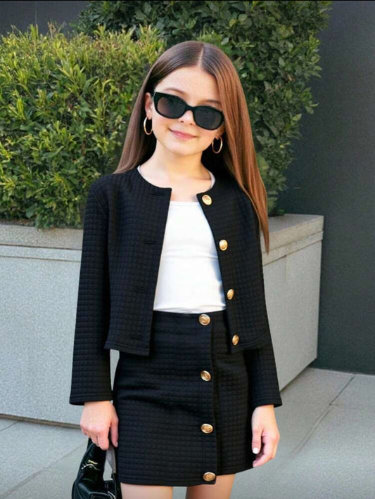 Conjunto casual negro