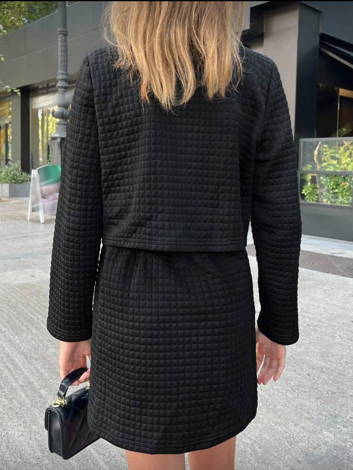 Conjunto casual negro