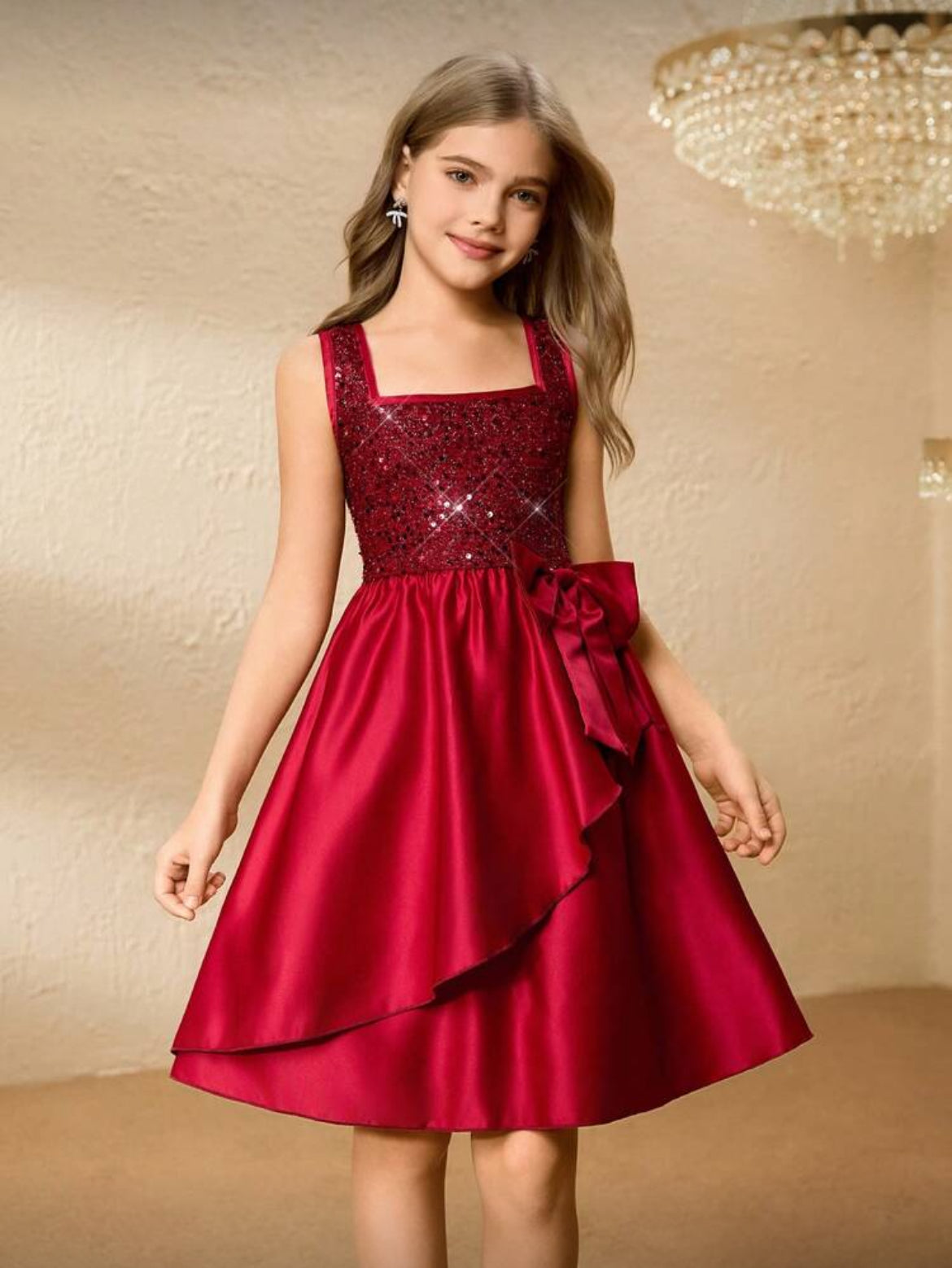 Vestido con lazo