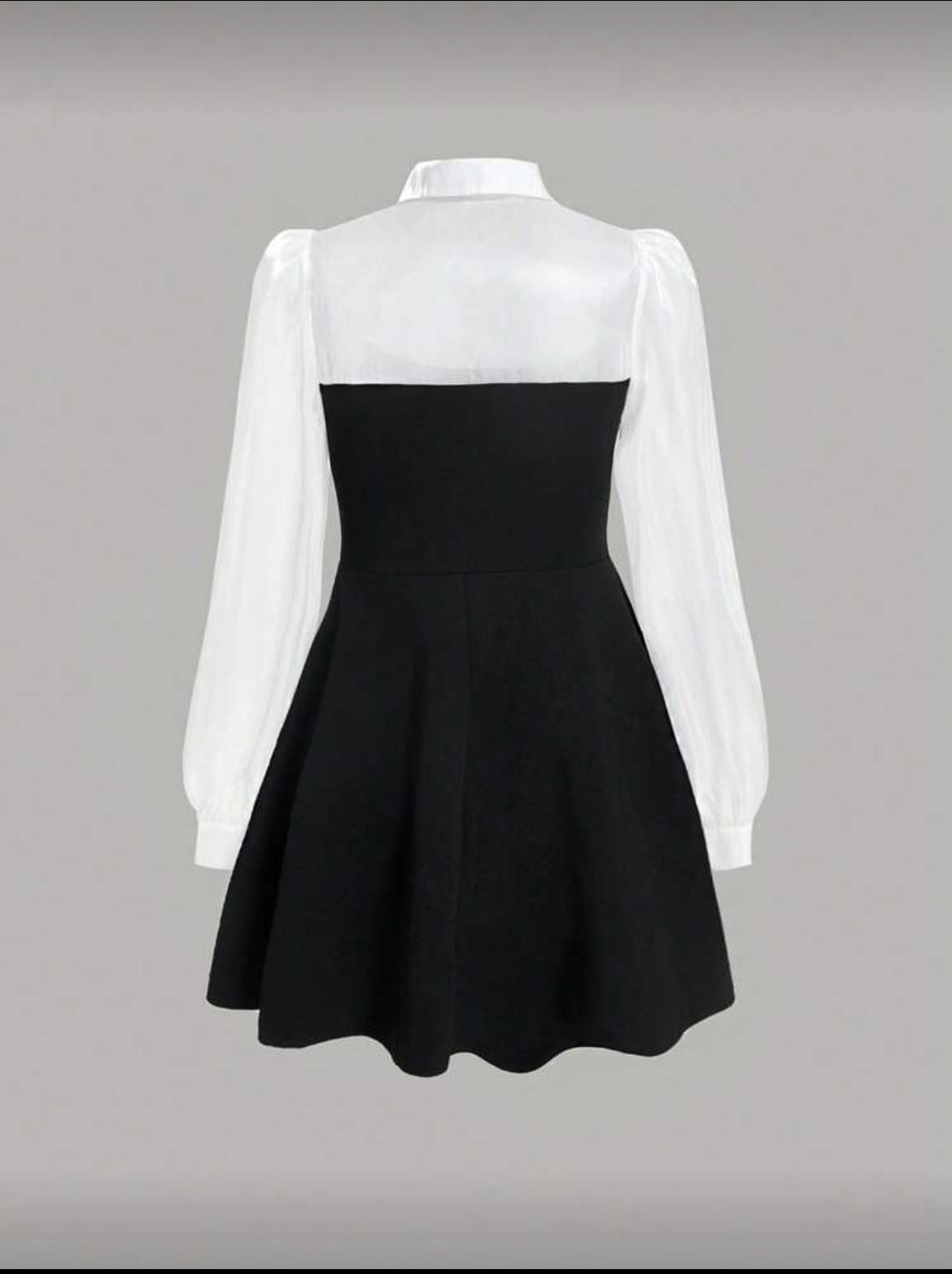 Vestido manga larga 2 en 1