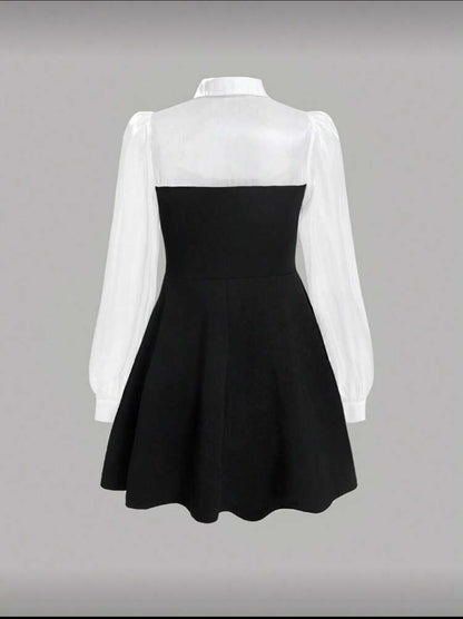 Vestido manga larga 2 en 1