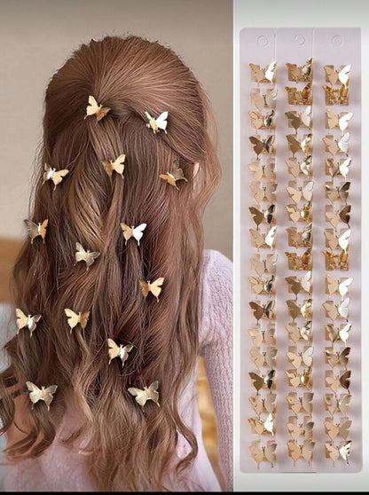 Set pinzas mariposas para niñas