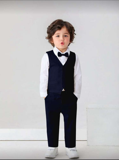 Traje elegante niño 3 piezas